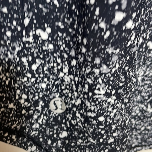 Lululemon Sculpt Tank Splatter Black/White Size 8 - Picture 3 of 7